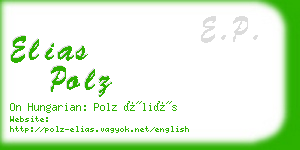 elias polz business card